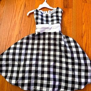 Girls checkered dress